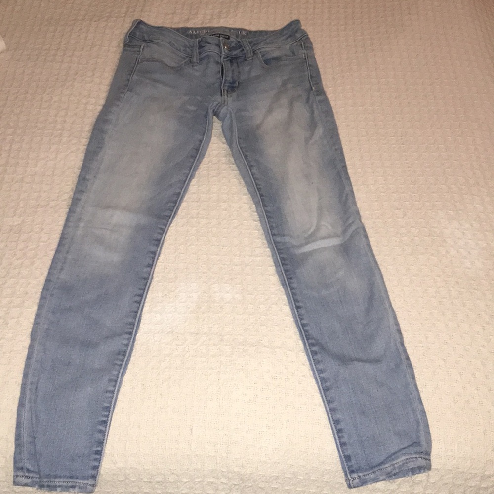 American eagle jeans skinny size 0